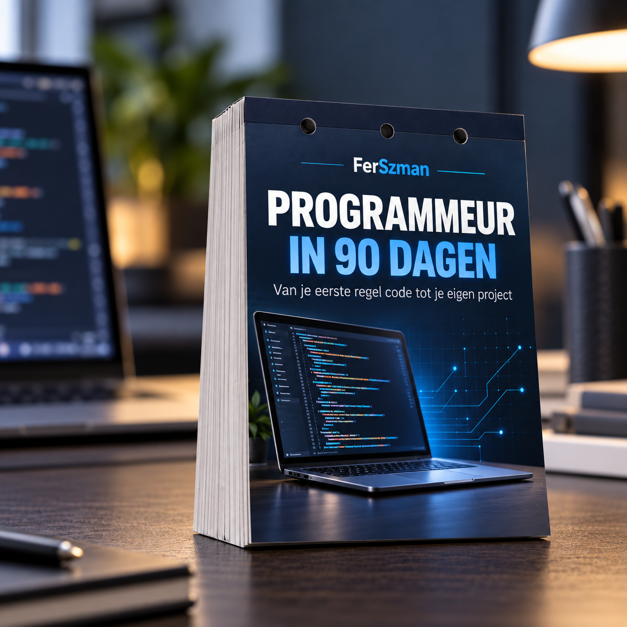 Voorbeeld van een op maat gemaakte MotivatieKalender voor FerSzman: Programmeur in 90 dagen